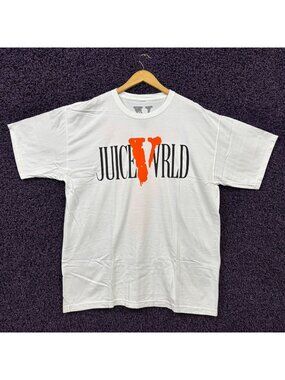 Juice WRLD x VLONE Spell-Out 999 Club Hip Hop T-Shirt XL